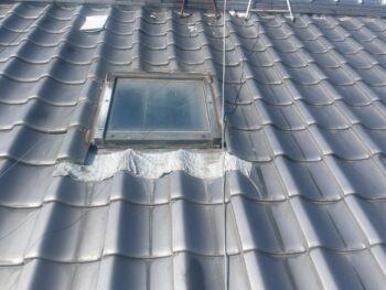 富田林市Y様邸 天窓撤去・地瓦葺き工事